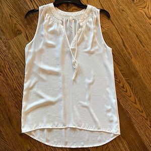 Cream flirty blouse